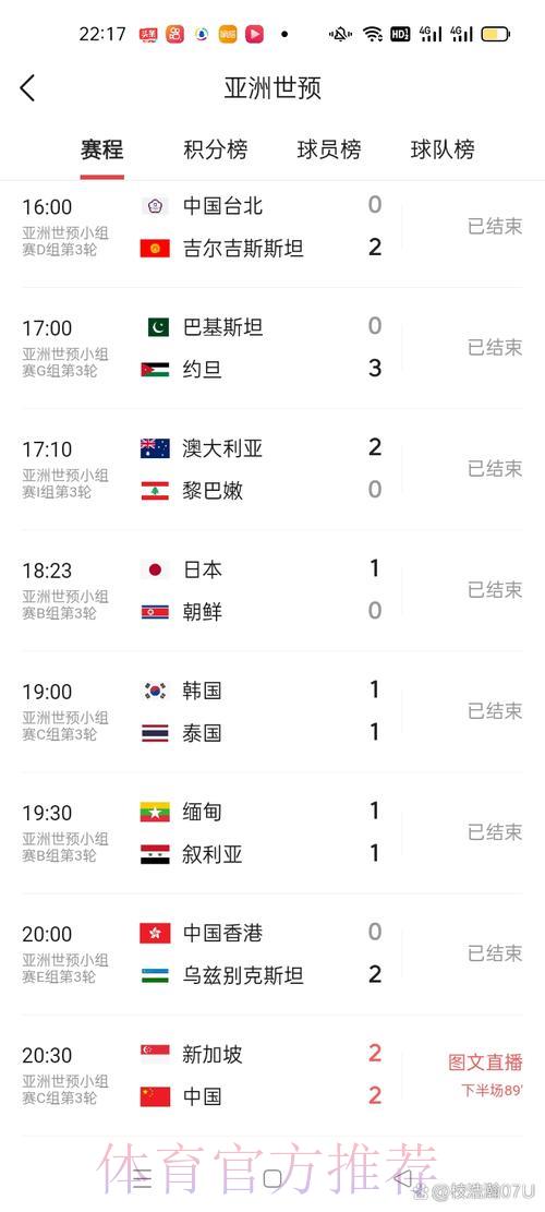 2026世界杯官方比分查询软件